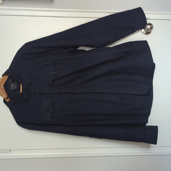 Navy blue flannel stormtech XXL shirt - Picture 1 of 4